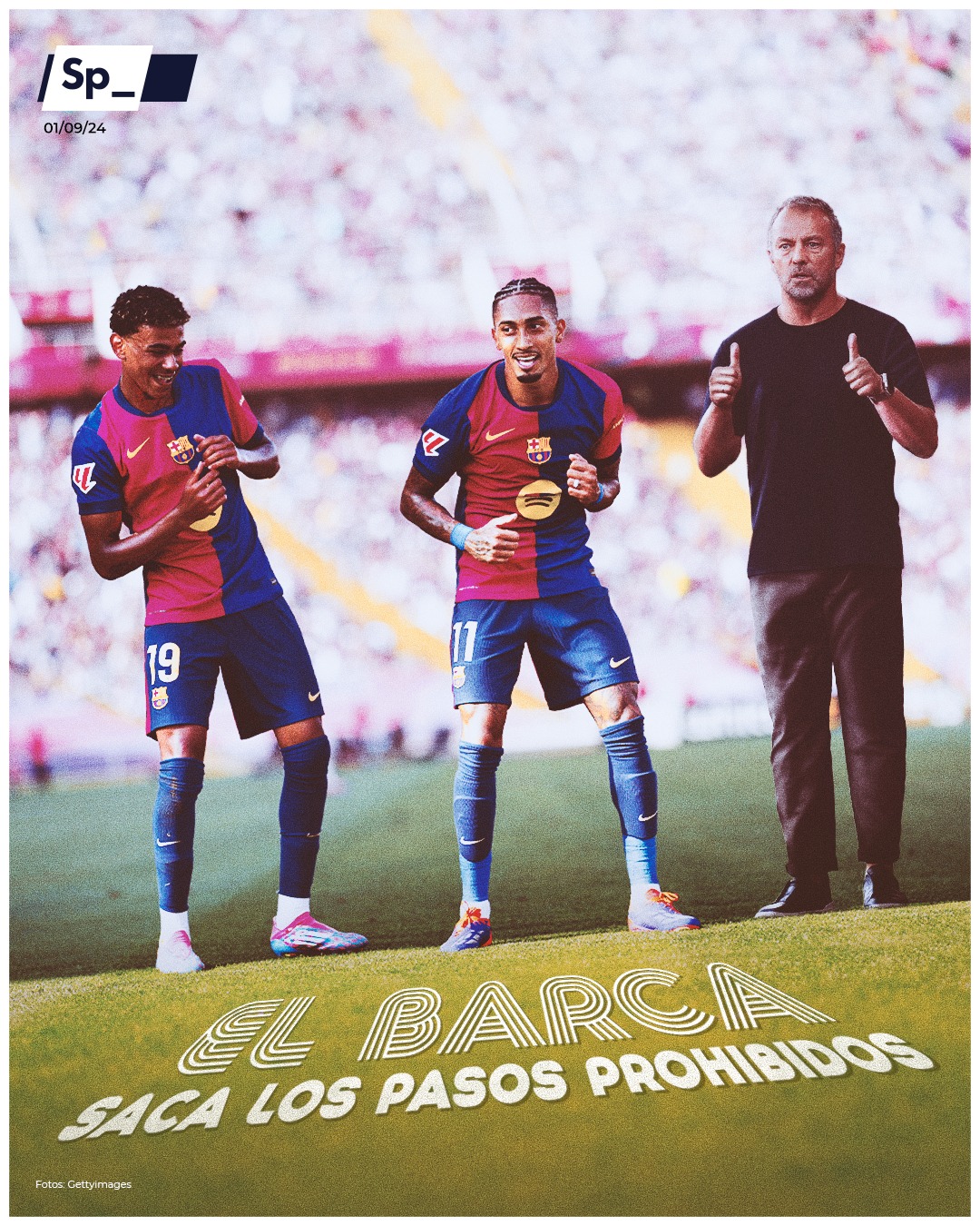 El Barça saca los pasos prohibidos