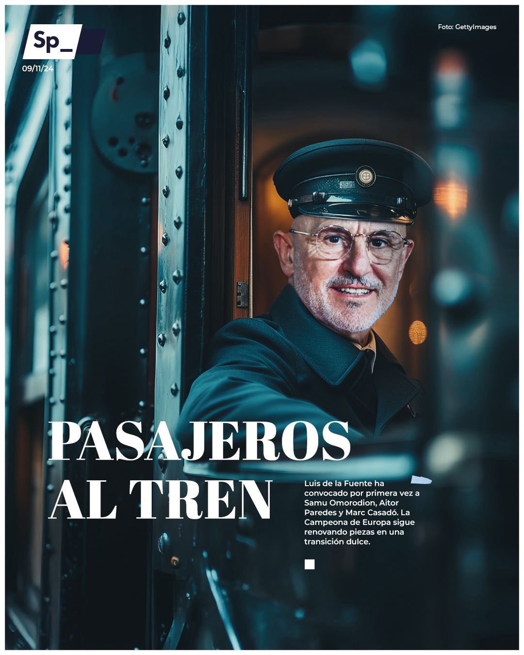 Pasajeros al tren