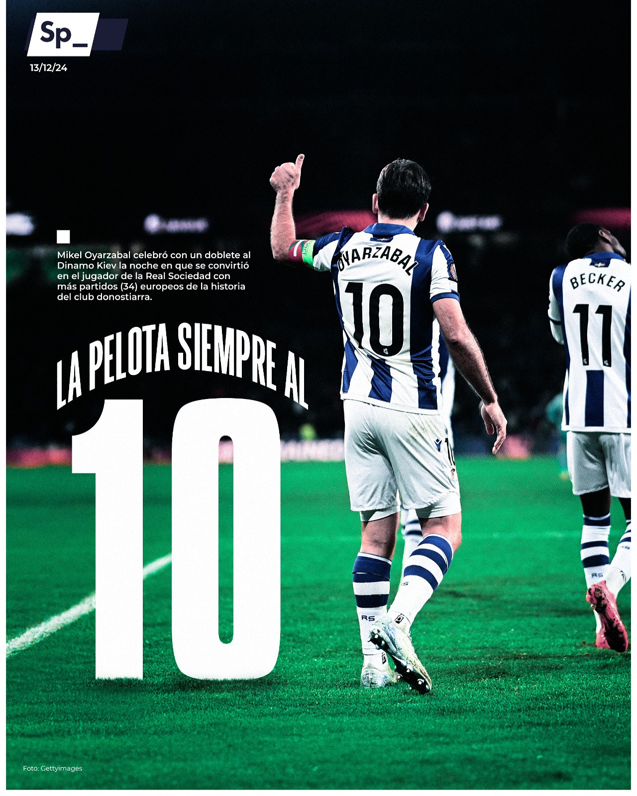 ‘La pelota siempre al 10’