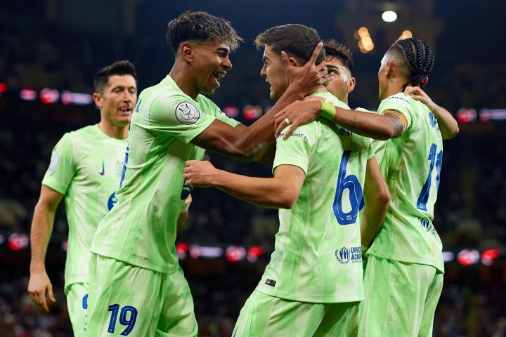 Lamine Yamal y Gavi, goleadores del Barça en la semifinal