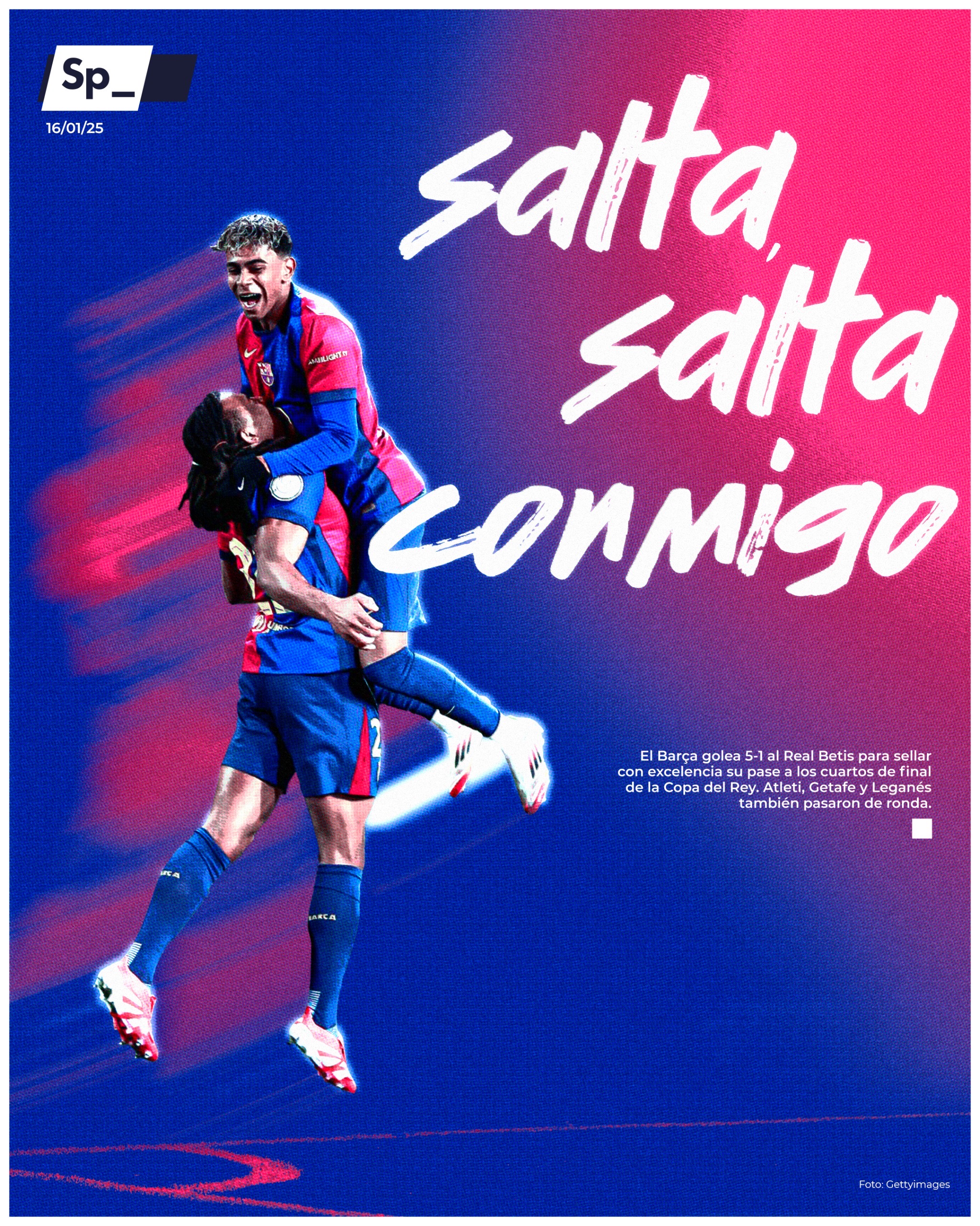 ‘Salta, salta conmigo’