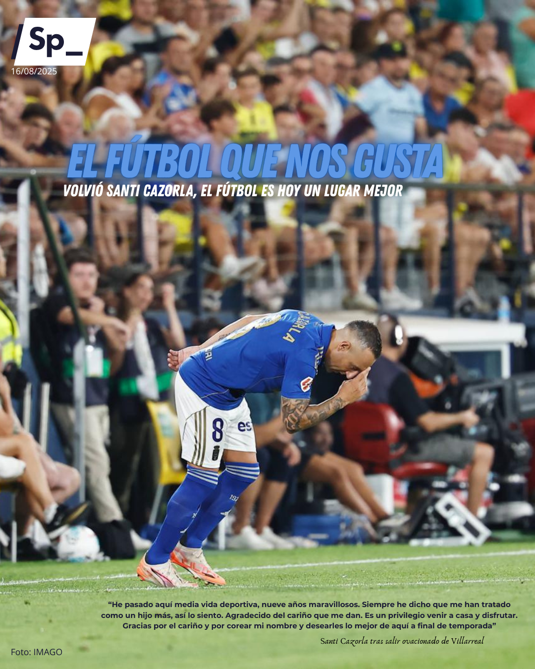 El fútbol que nos gusta