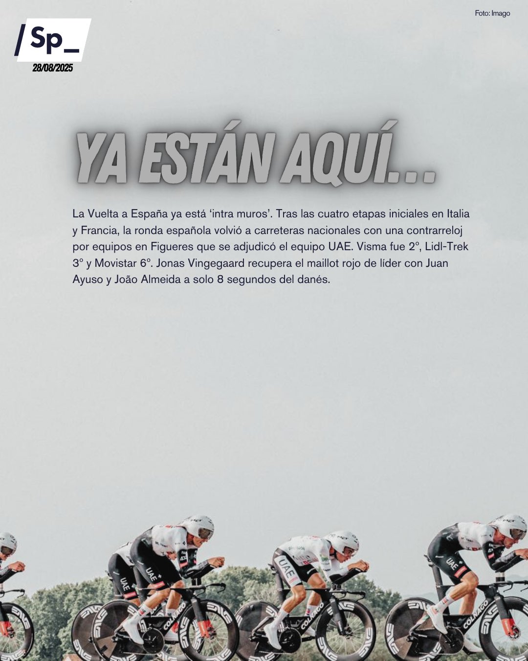 Ya están aquí