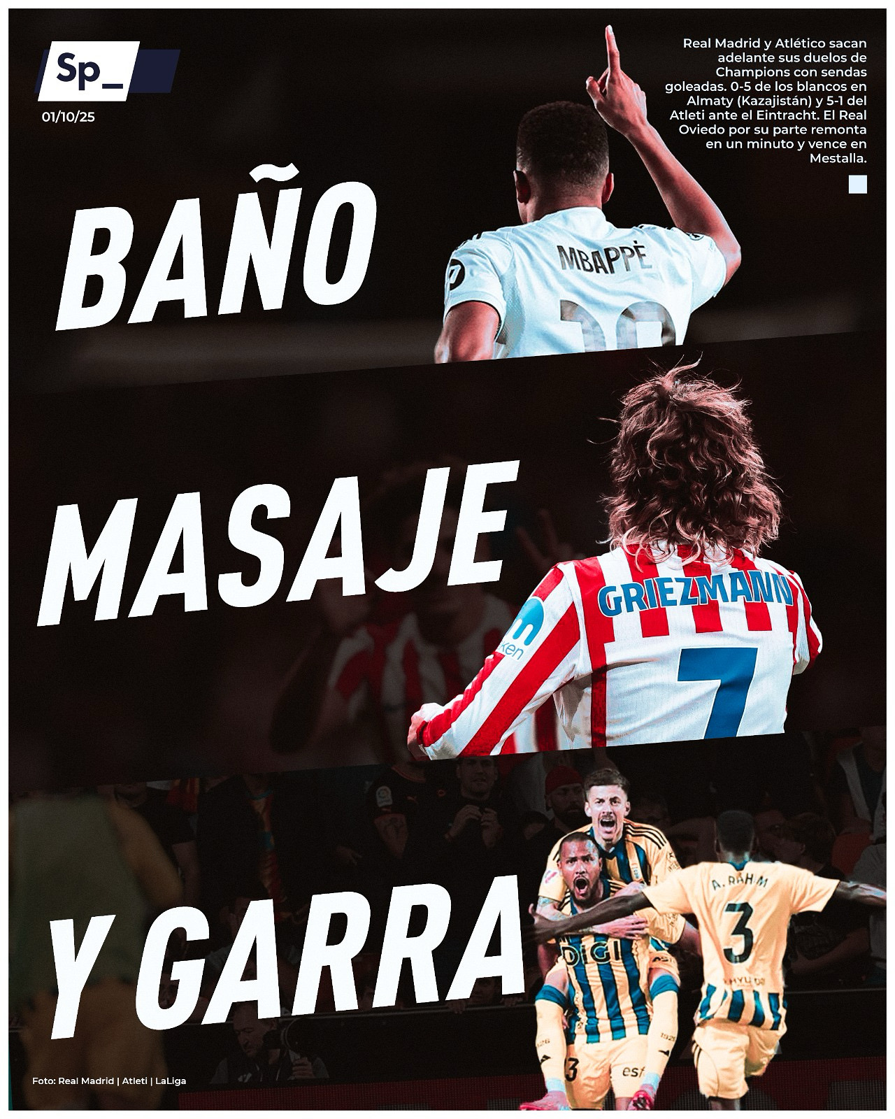 Baño, masaje y garra