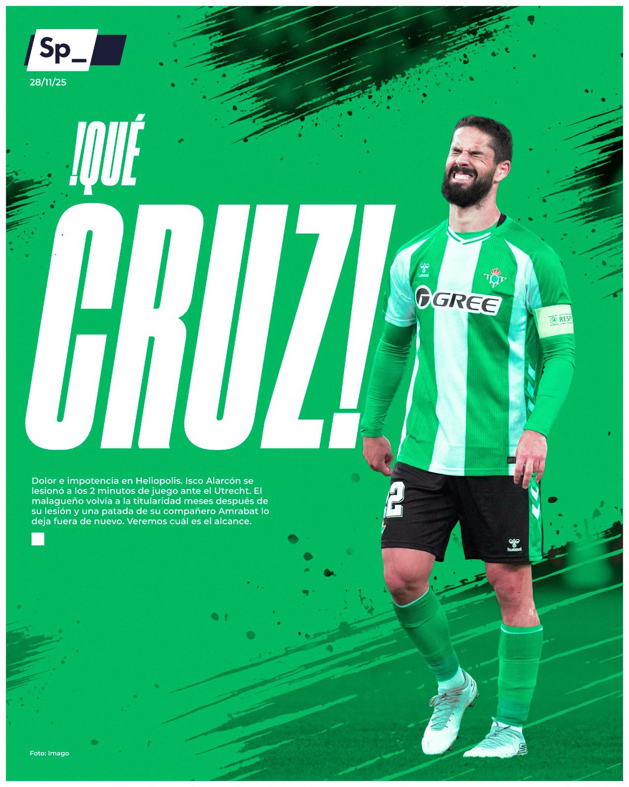 ¡Qué cruz!