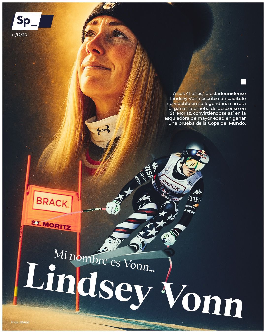 'Mi nombre es Vonn... Lindsey Vonn'
