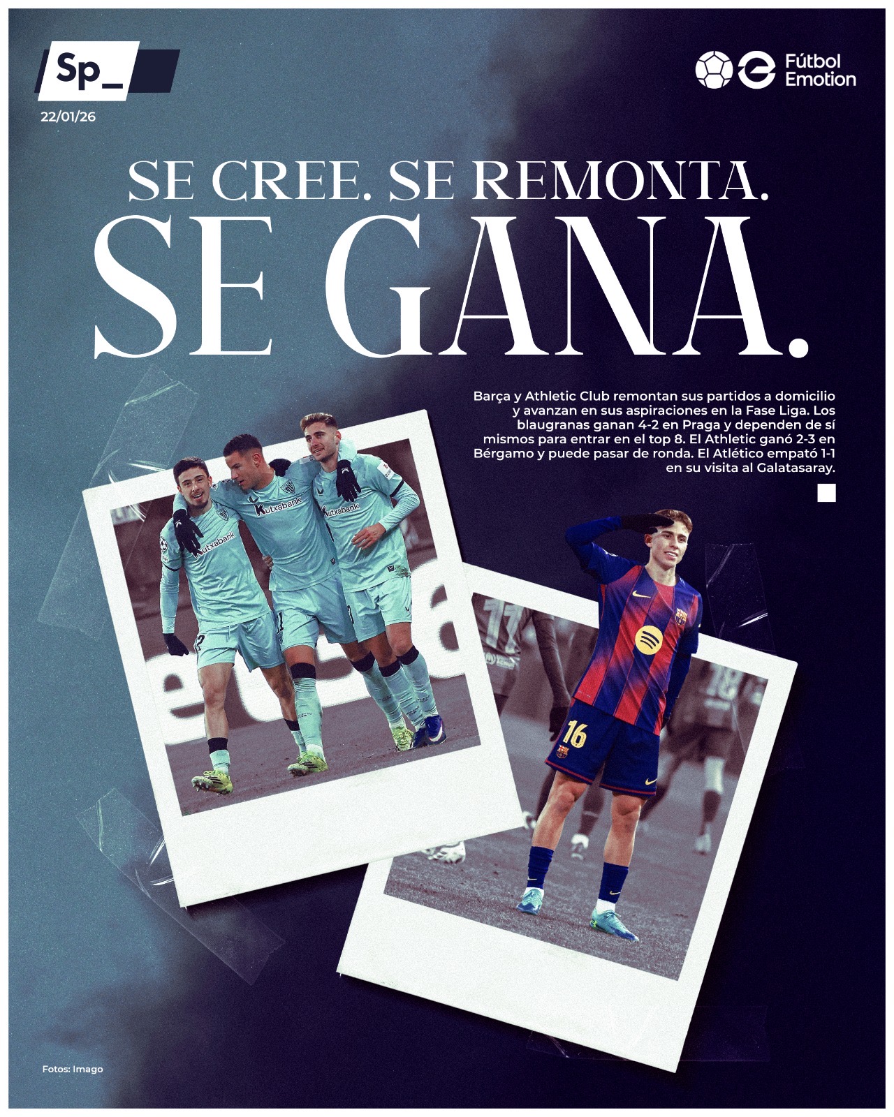 Se cree, se gana y se remonta