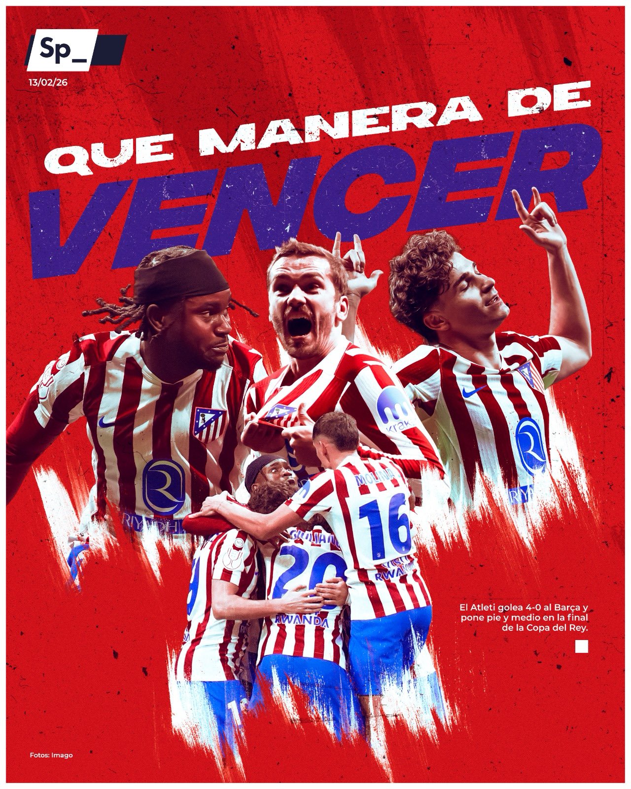 Qué manera de vencer