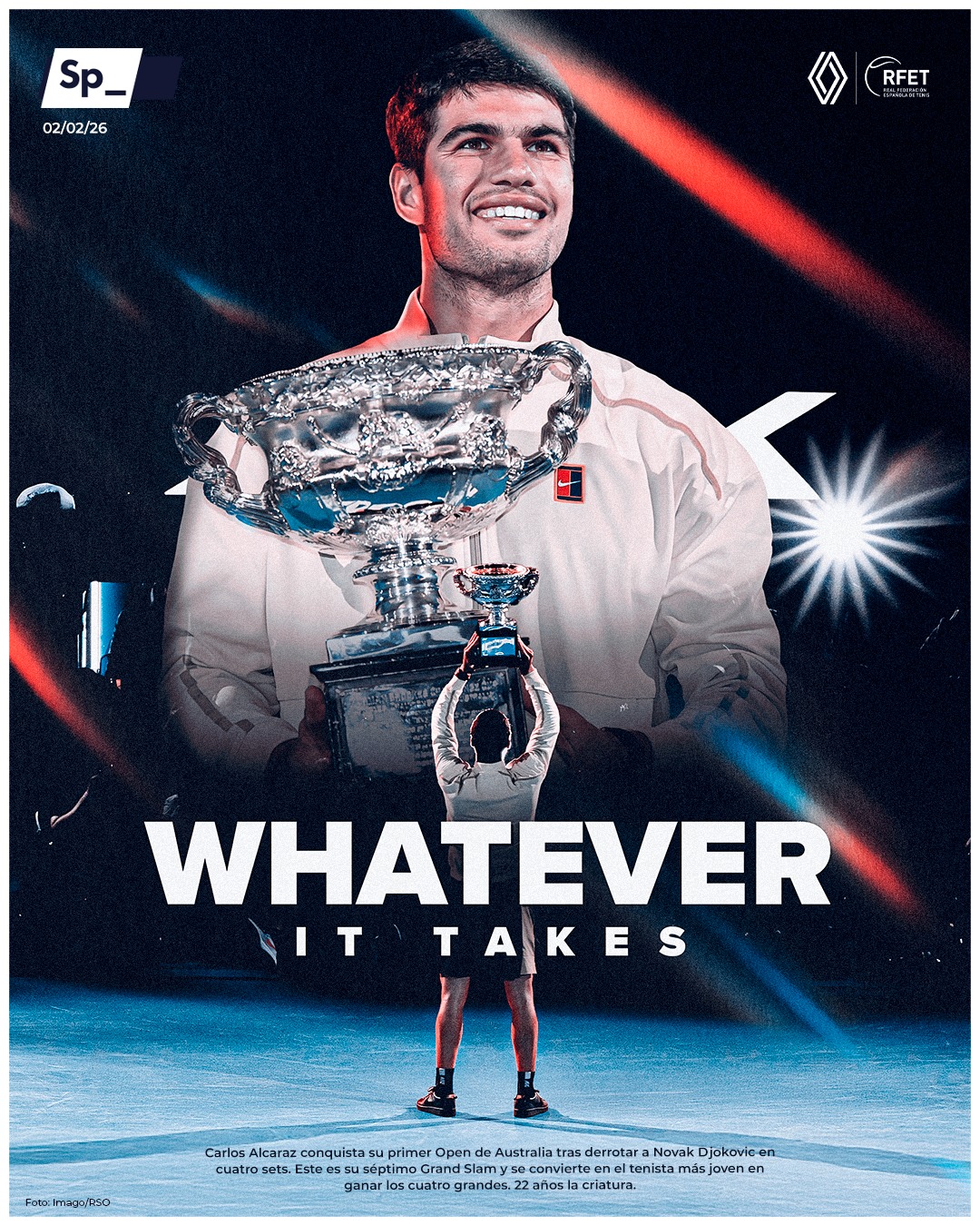 Carlos Alcaraz gana el Australian Open