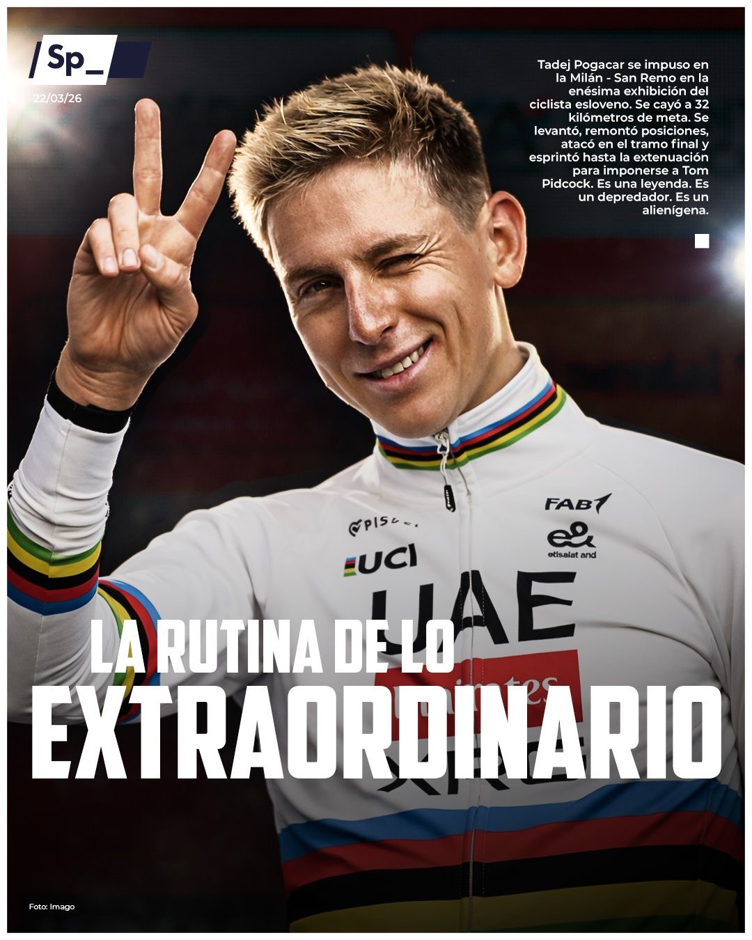 La rutina de la extraordinario