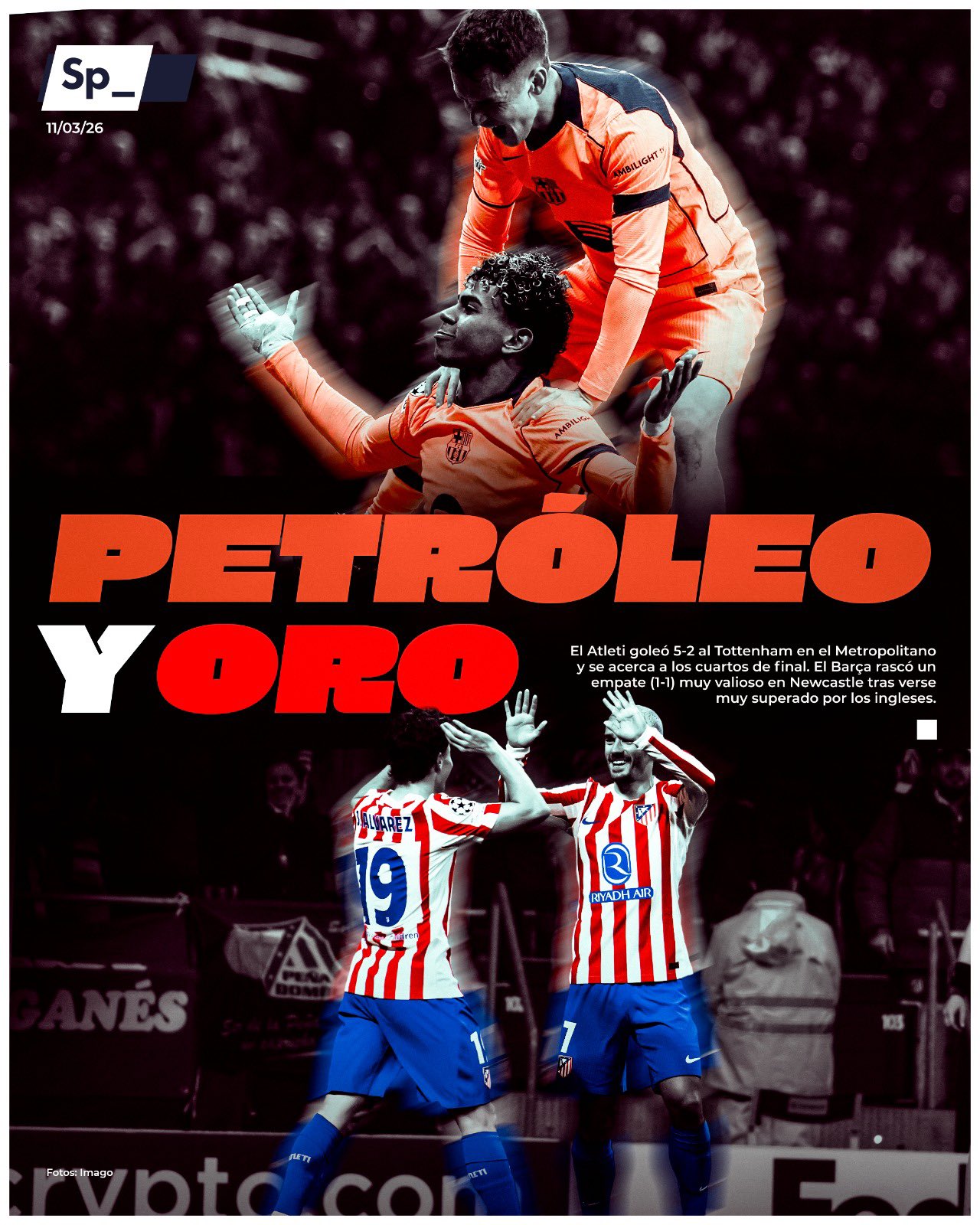 Petróleo y oro