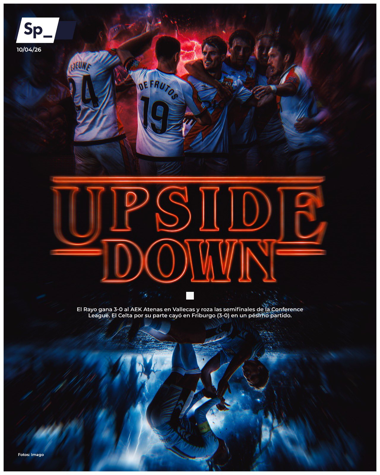 'UPSIDE DOWN'