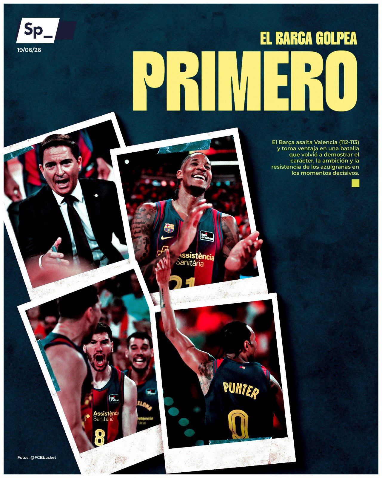 El Barça golpea primero