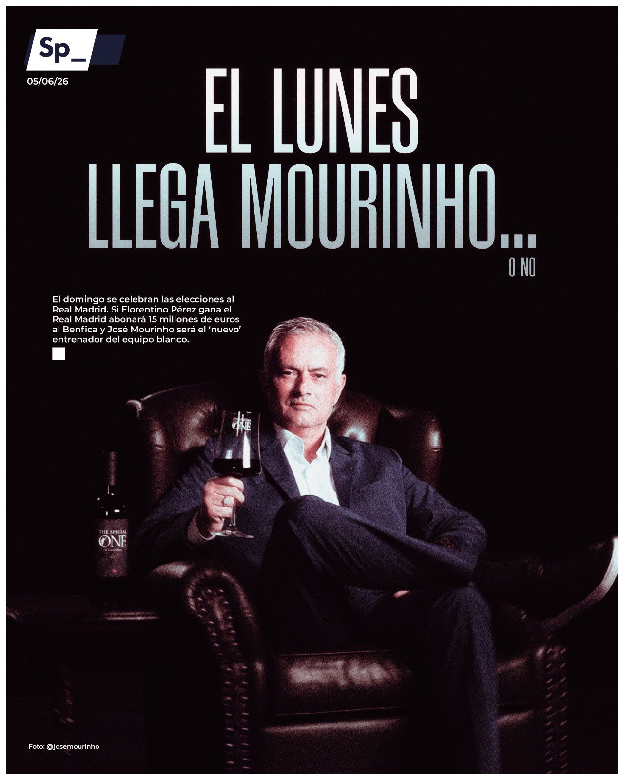 El lunes llega Mourinho.... O no