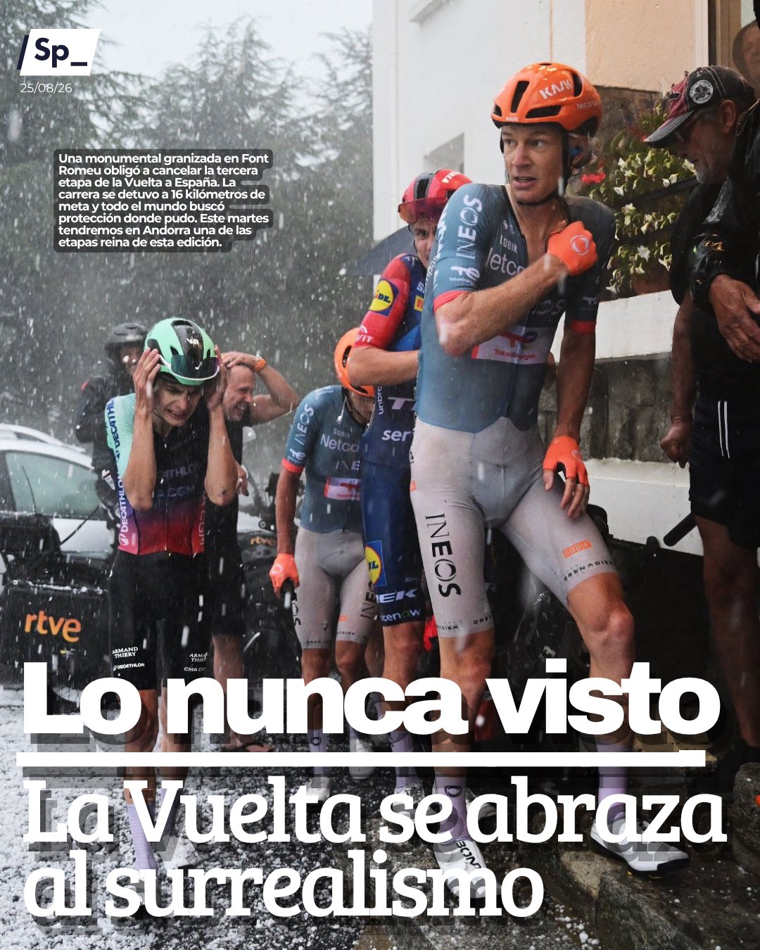 La Vuelta se abraza al surrealismo