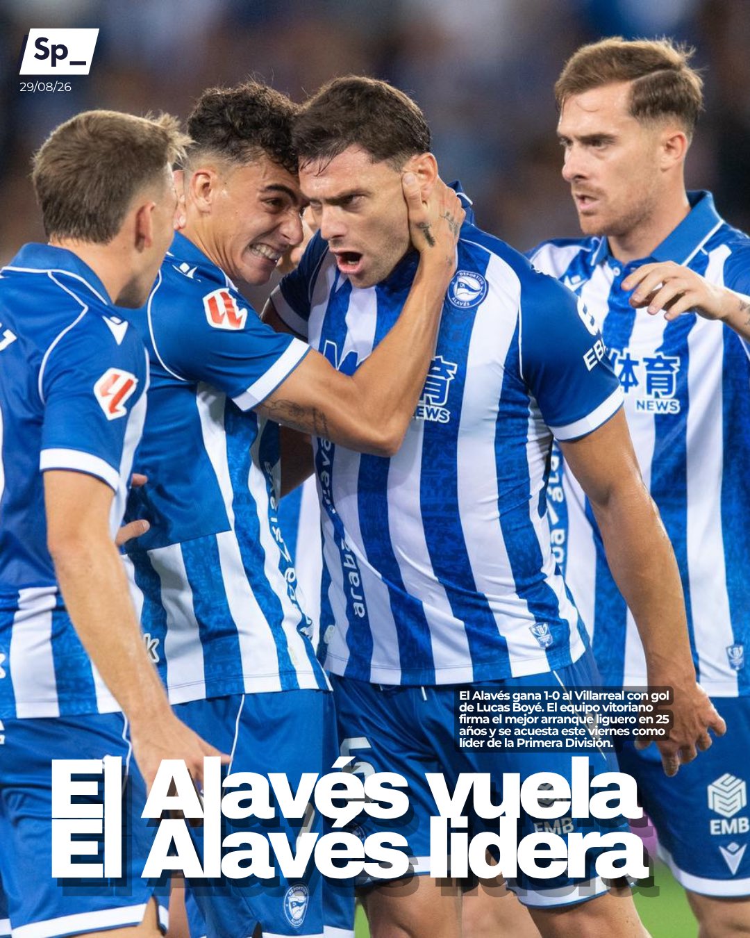El Alavés vuela, el Alavés lidera