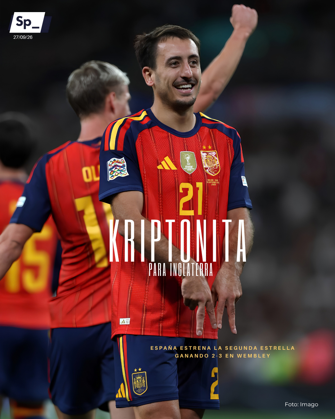 España vence a Inglaterra en Wembley