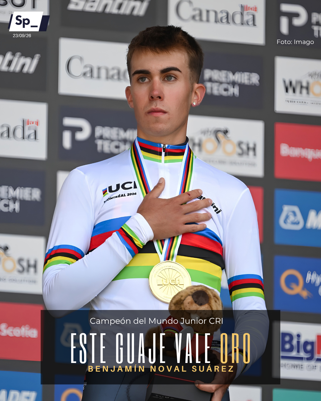 Benjamín Noval es campeón del mundo