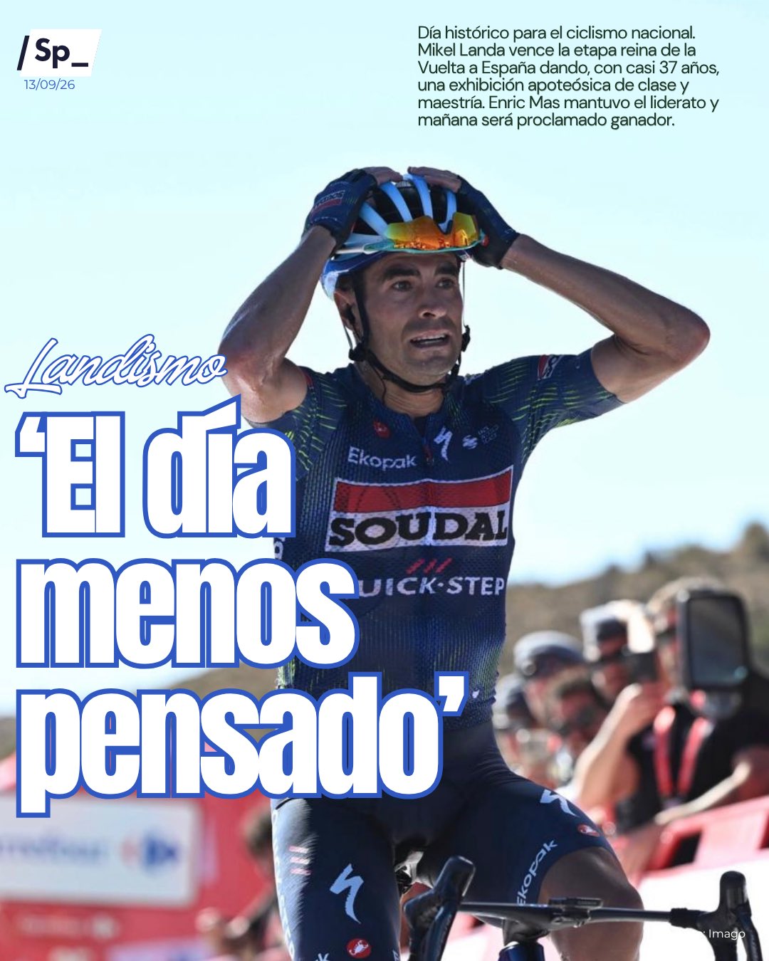 Mikel Landa vence la etapa reina de La Vuelta