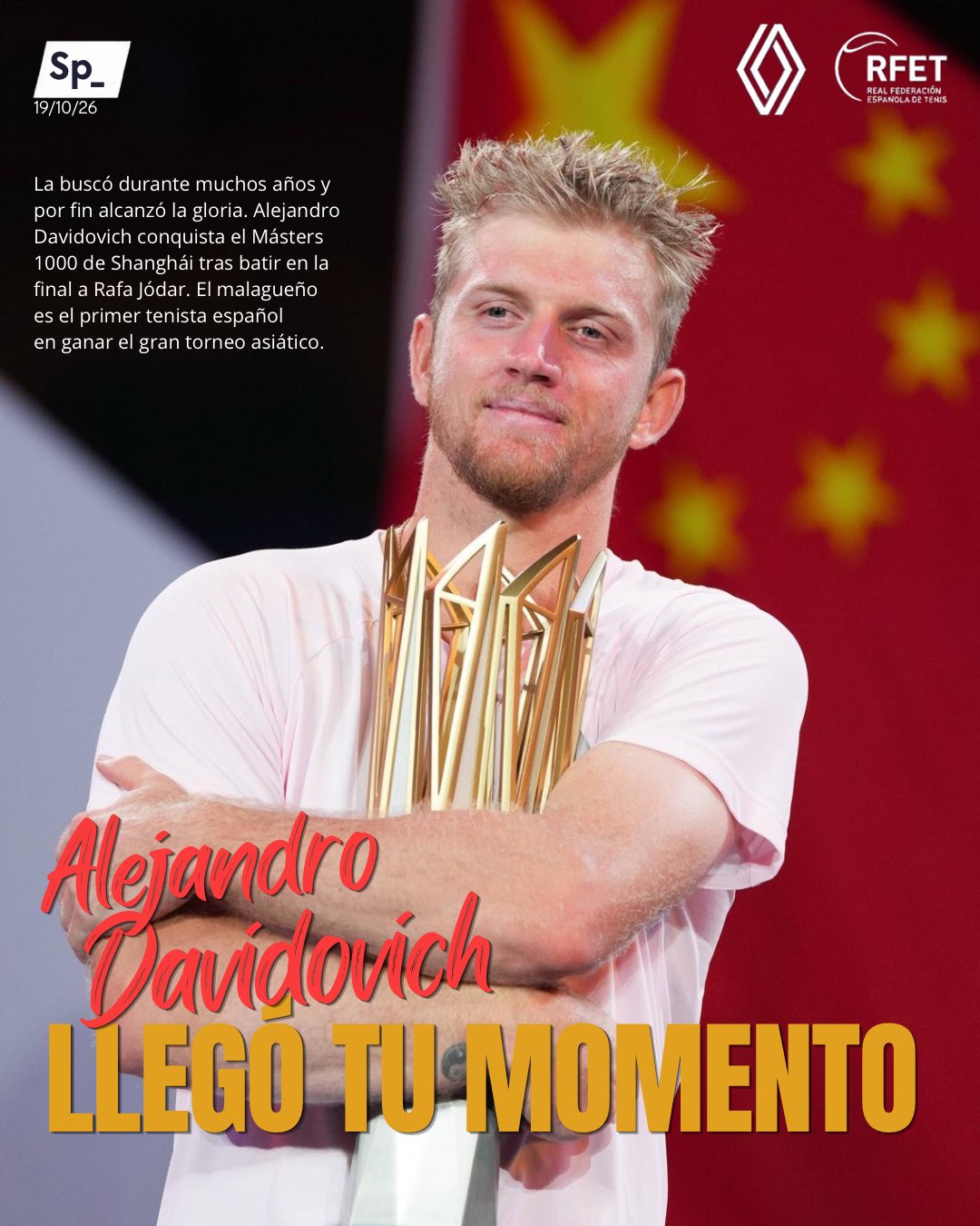 Alejandro Davidovich, llegó tu momento