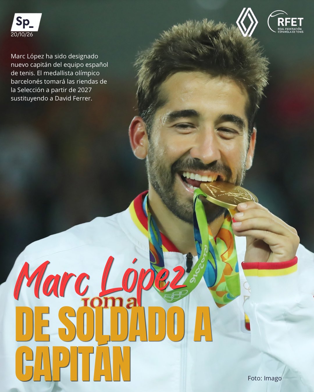 Marc López, de soldado a capitán